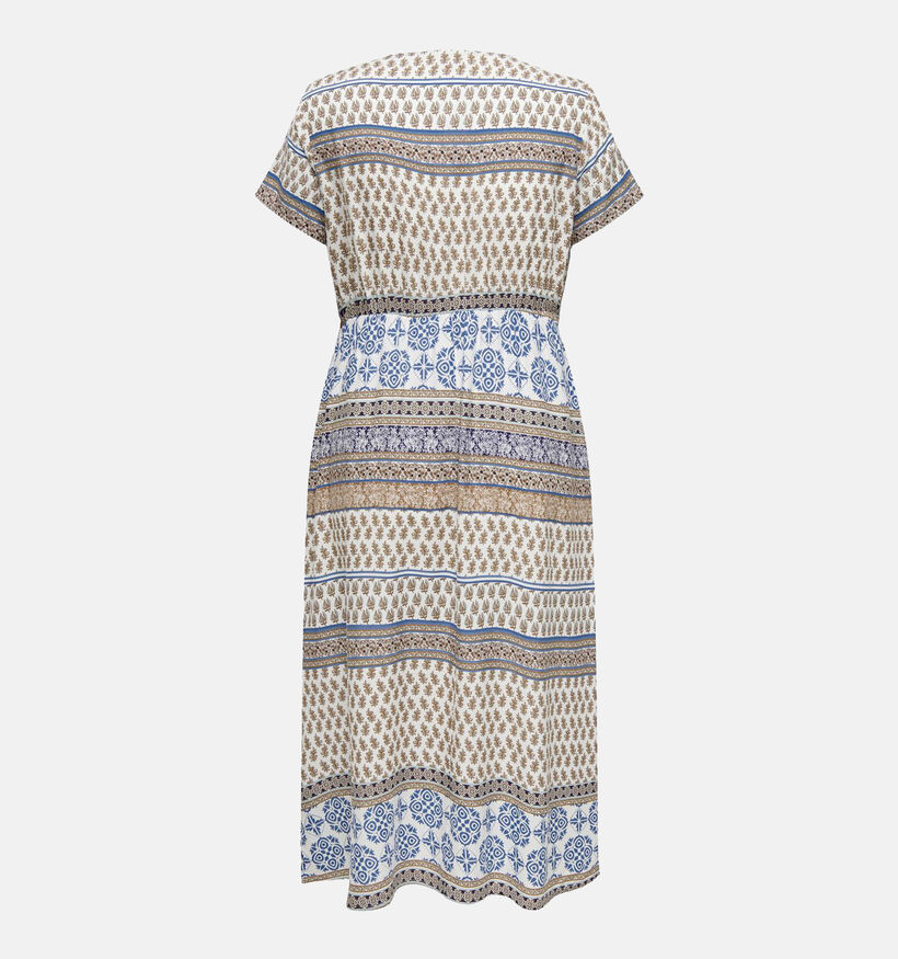 ONLY Carmakoma Beth Beige Midi jurk voor dames (343496)