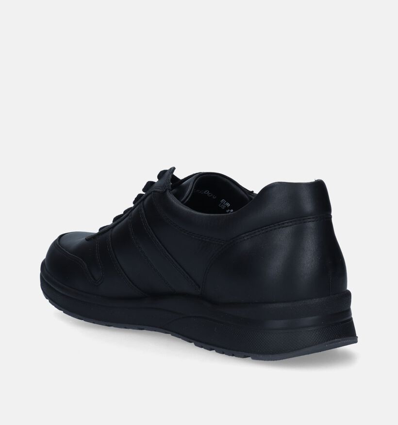 Mephisto Vito Randy Zwarte Veterschoenen voor heren (345980) - geschikt voor steunzolen