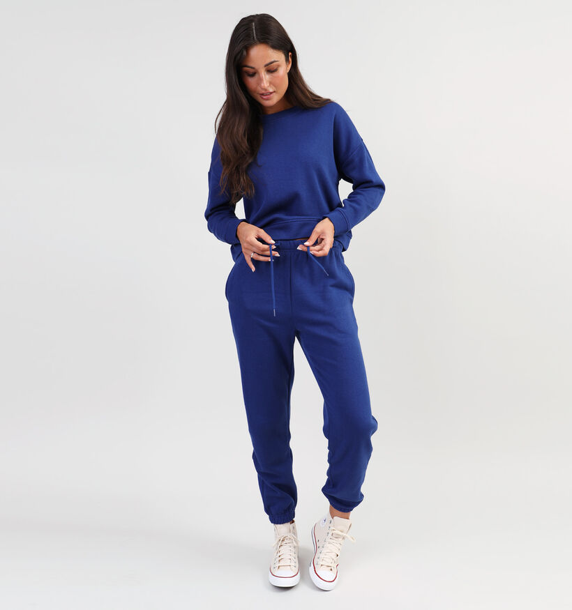 Pieces Chilli Pantalon de jogging en Bleu pour femmes (344999)