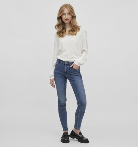 Skinny fit jeans blauw L30