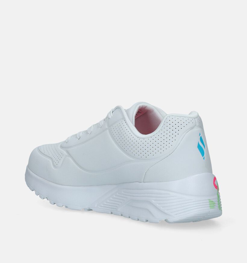 Skechers x JGoldcrown Uno Lite Witte Sneakers voor meisjes (345360)