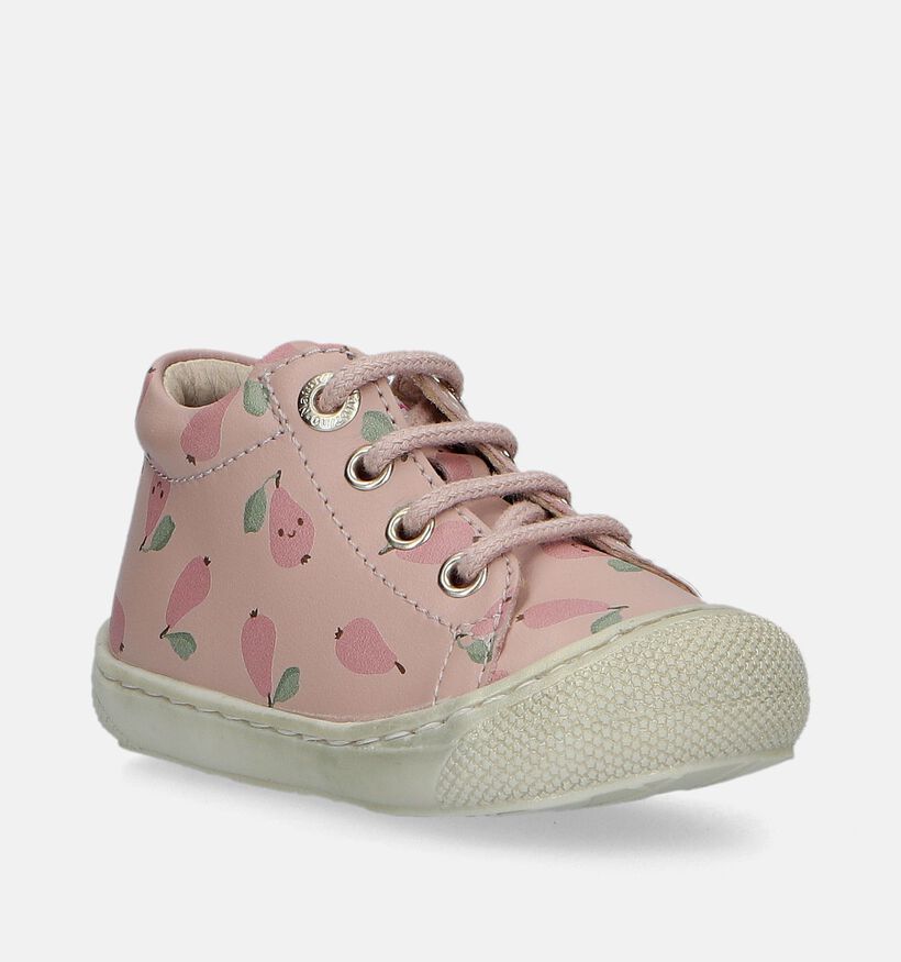 Naturino Cocoon Roze Babyschoenen voor meisjes (347636) - geschikt voor steunzolen