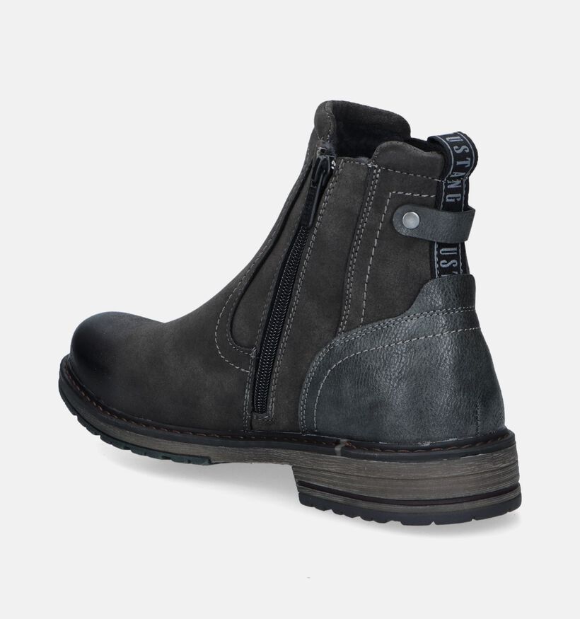 Mustang Grijze Chelsea boots voor heren (345483)