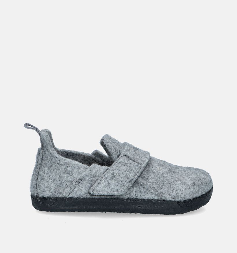 Birkenstock Zermatt HL Pantoufles en Gris pour filles, garçons (343913)