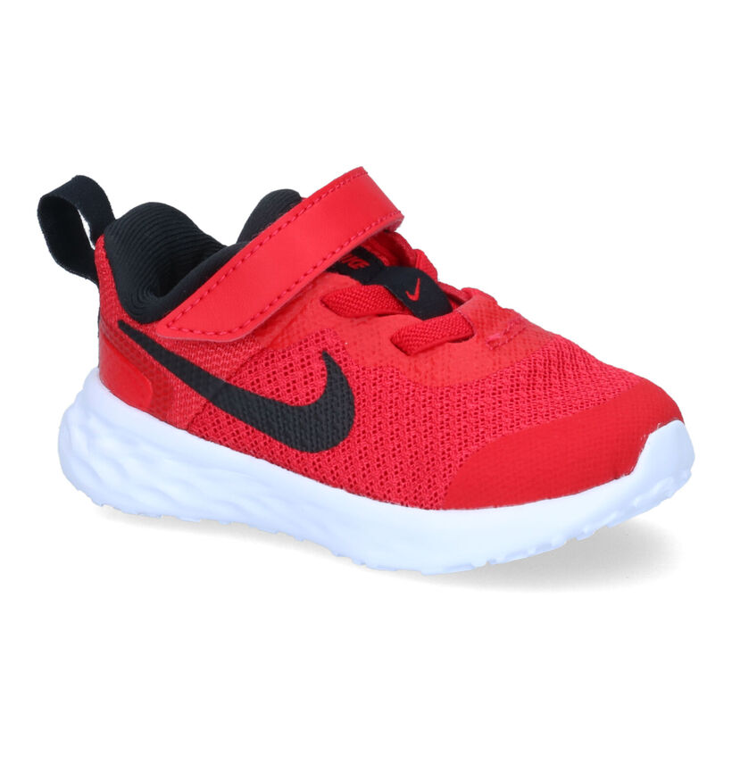 Nike Revolution Baskets pour bébé en Rouge, Garçons Chaussons bébé