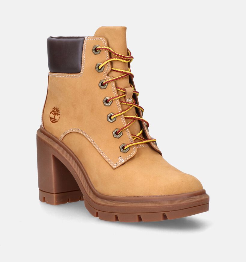 Timberland Allington Heights 6IN Bottillons en Camel pour femmes (346051) - pour semelles orthopédiques