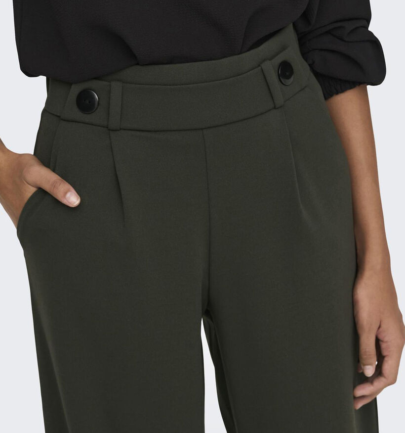 JDY Geggo Pantalon large en Vert khaki L30 pour femmes (344172)