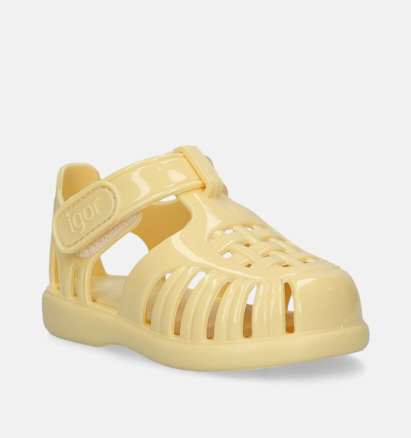 Igor Chaussures d'eau en Jaune pour filles, garçons (340842)