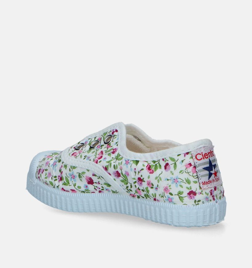 Cienta Slip-ons en Blanc pour filles (348702) - pour semelles orthopédiques