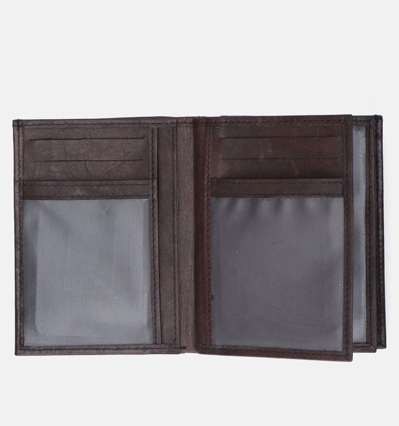 Euro-Leather Portefeuille en Marron pour hommes (343479)