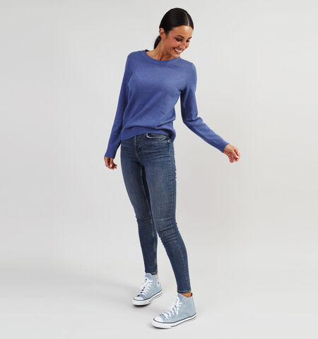 Skinny fit jeans blauw L32
