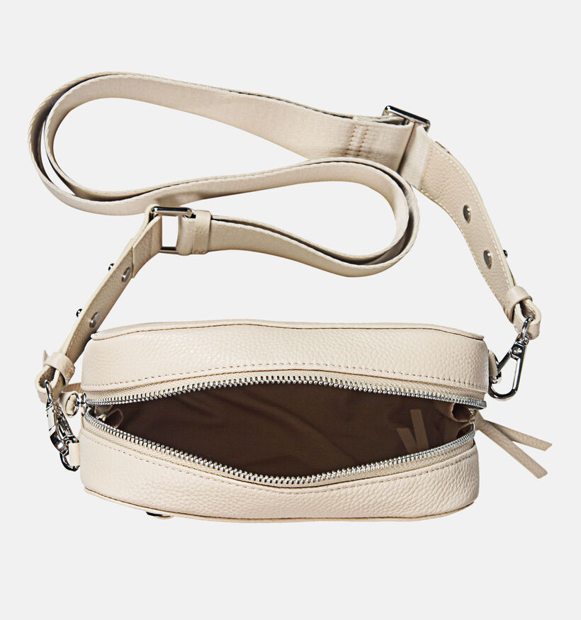 Crinkles Ecru Crossbody Tas voor dames (342313)