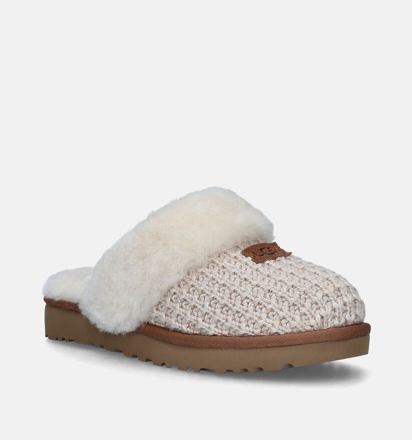 UGG Cozy Ecru Wollen Pantoffels voor dames (344844)