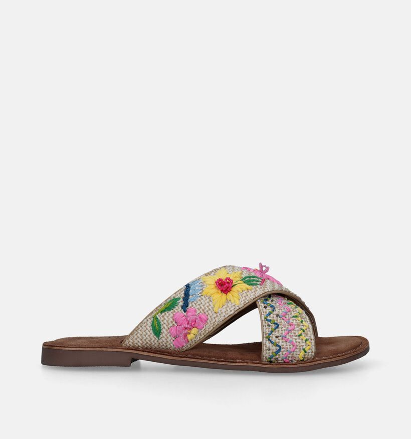 Lazamani Ecru Slippers voor dames (338377)