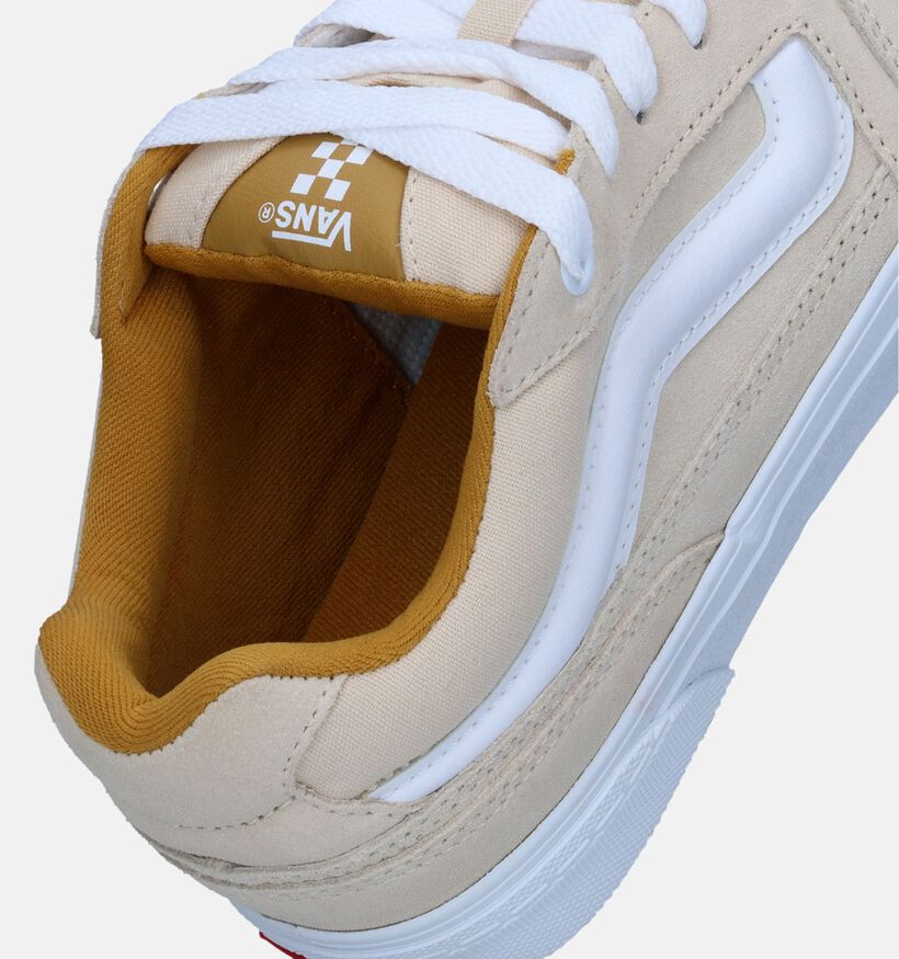 Vans Caldrone Retro Pop Baskets de skate en Beige pour femmes (343794)