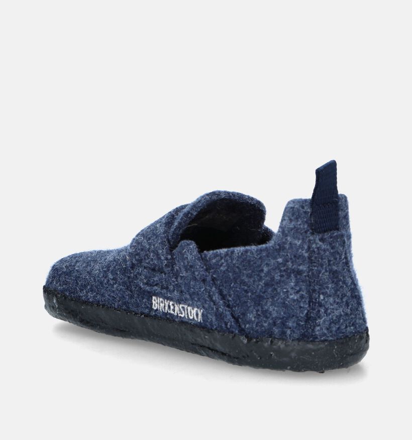 Birkenstock Zermatt HL Pantoufles en Bleu pour filles, garçons (343912)