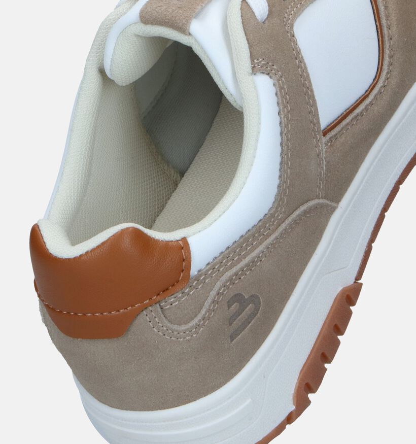 Bullboxer Baskets basses en Beige pour hommes (350719) - pour semelles orthopédiques