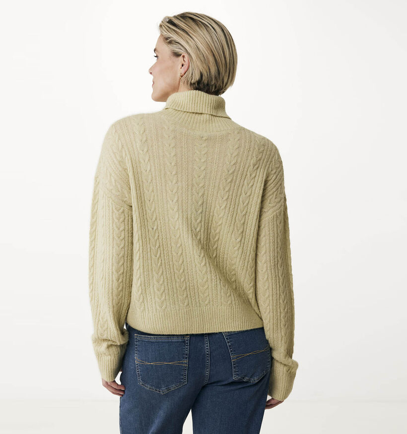 Mexx Pull câble en tricot en Vert pour femmes (348276)