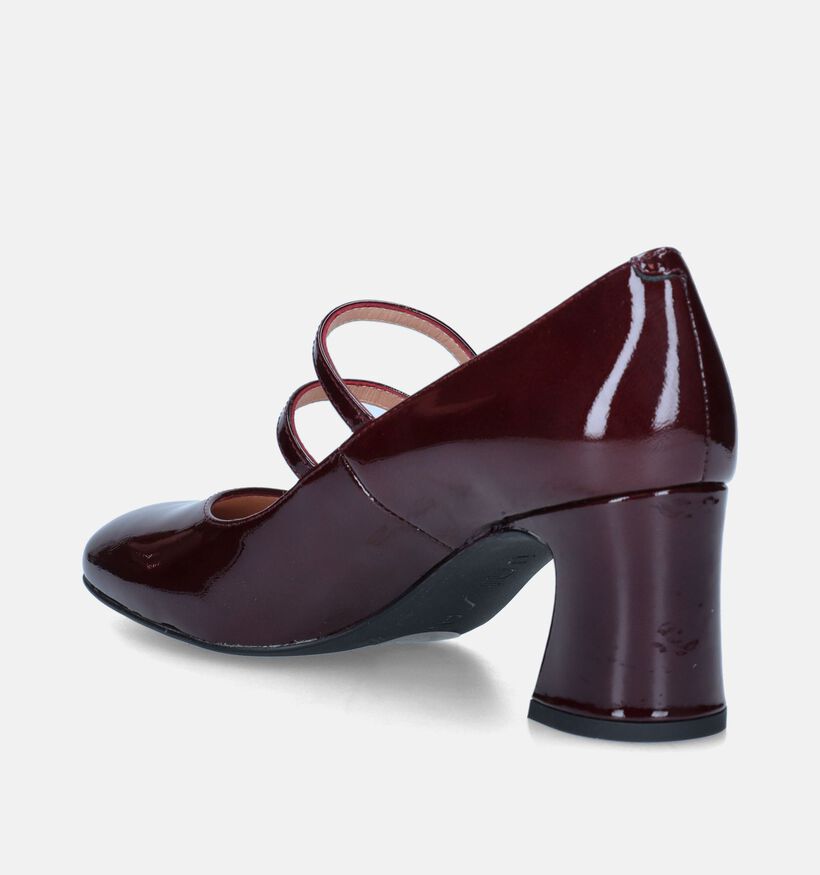 Unisa Mount Bordeaux Pumps met riempje voor dames (349104)