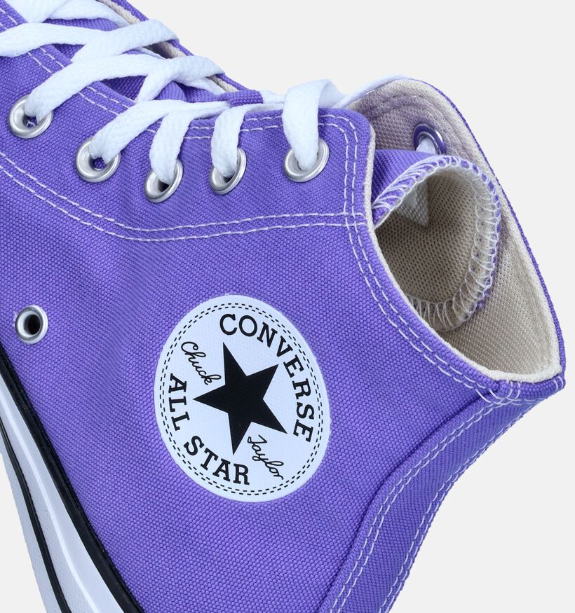 Converse CT All Star HI Baskets en Mauve pour femmes (344003)