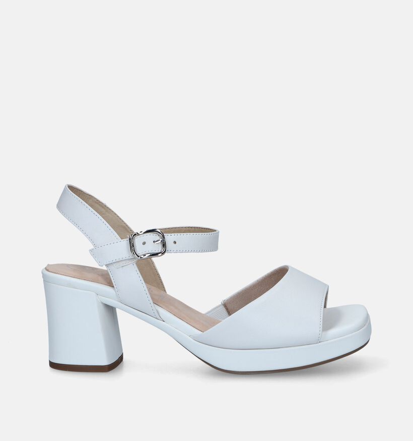 Tamaris Comfort Sandales avec talon carré en Blanc pour femmes (338169)