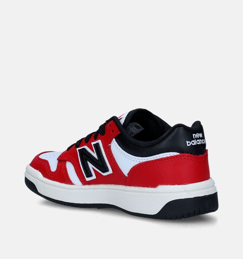 New Balance PSB480 Baskets en Rouge pour filles, garçons (343126)