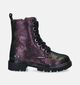 Bunnies Boots à lacets en Violet pour filles (347754) - pour semelles orthopédiques