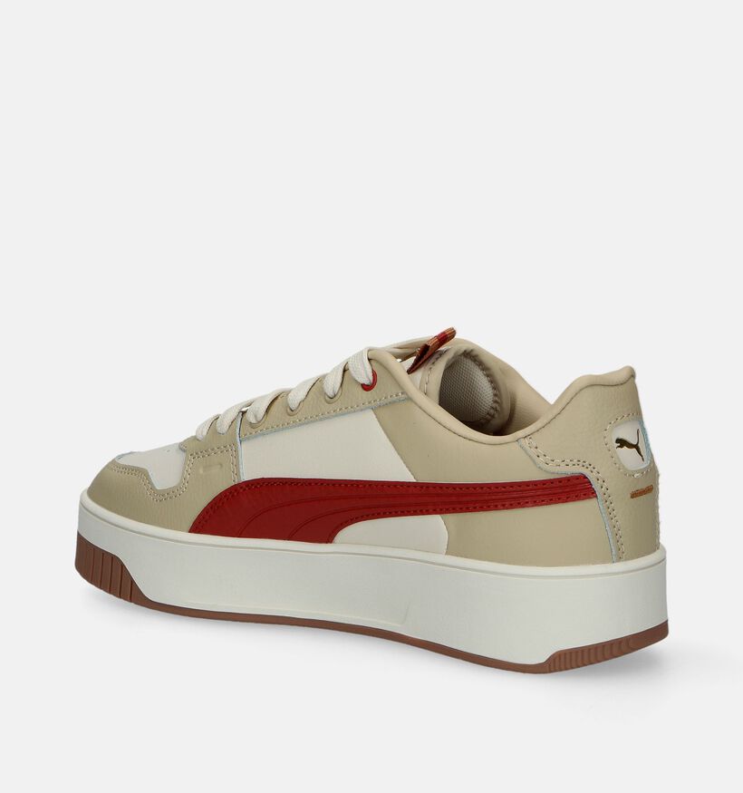 Puma Club II Era Baige Sneakers voor dames (343325) - geschikt voor steunzolen