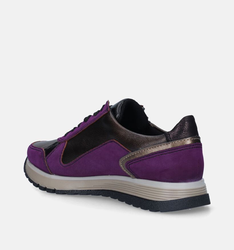 Rieker Baskets casual en Violet pour femmes (344403) - pour semelles orthopédiques