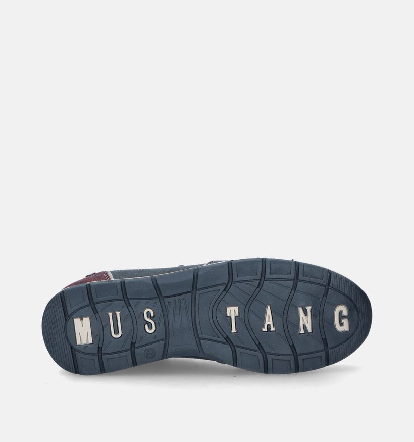 Mustang Blauwe Veterschoenen voor heren (345475)