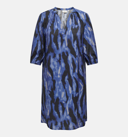 Robe mi-longue bleu