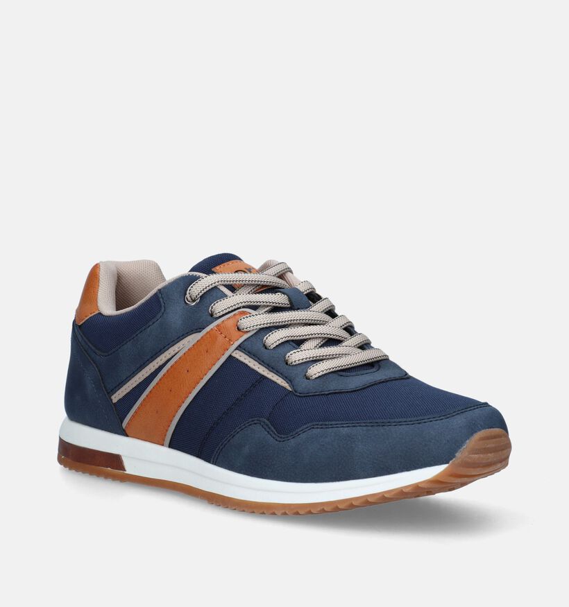 Origin Chaussures à lacets en Bleu pour hommes (340105) - pour semelles orthopédiques