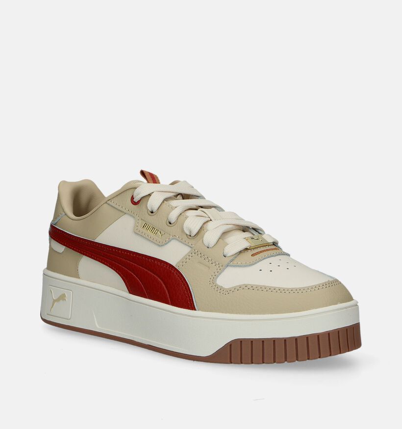 Puma Club II Era Baskets en Beige pour femmes (343325) - pour semelles orthopédiques