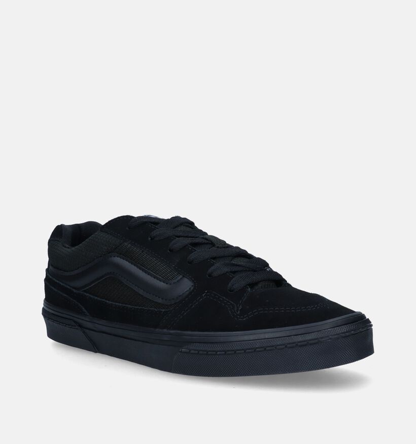 Vans Caldrone Suede Baskets de skate en Noir pour hommes (343778)