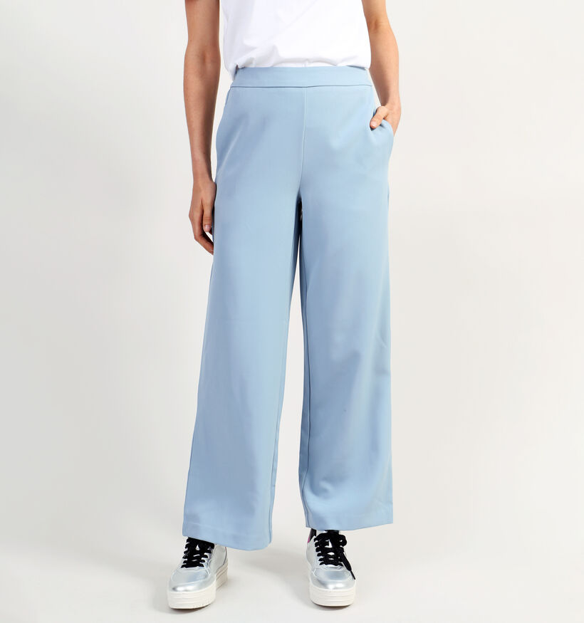 Pieces Bozzy Pantalon large en Bleu L30 pour femmes (345003)