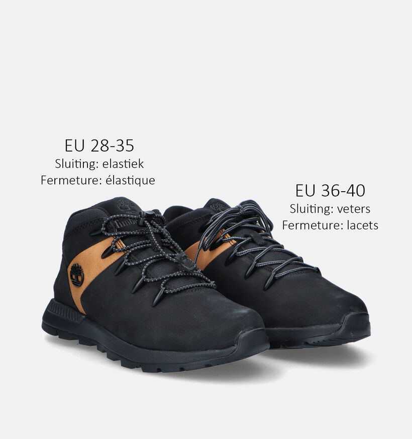 Timberland Sprint Tracker Zwarte Bottines voor jongens (345279)