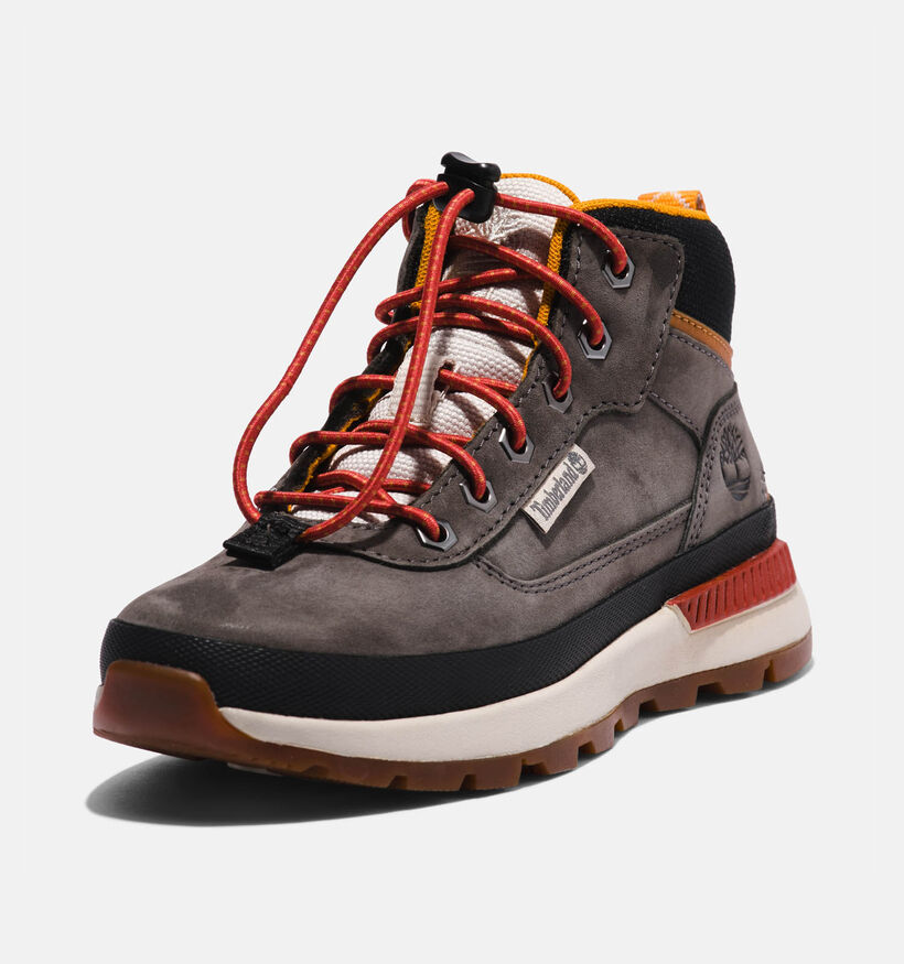 Timberland Field Trekker Mid Kaki Bottines voor jongens (345267) - geschikt voor steunzolen