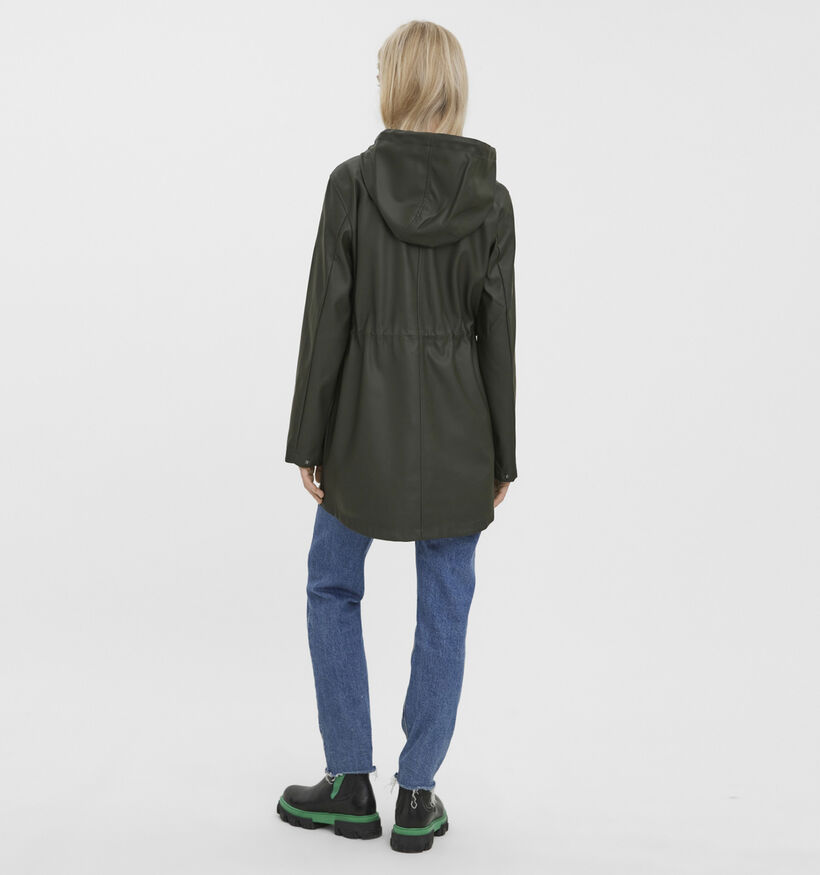 Vero Moda Malou Veste de pluie en Vert pour femmes (344059)