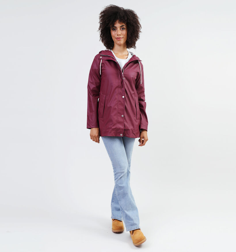 Ilse Jacobsen Bordeaux Regenjas voor dames (352957)