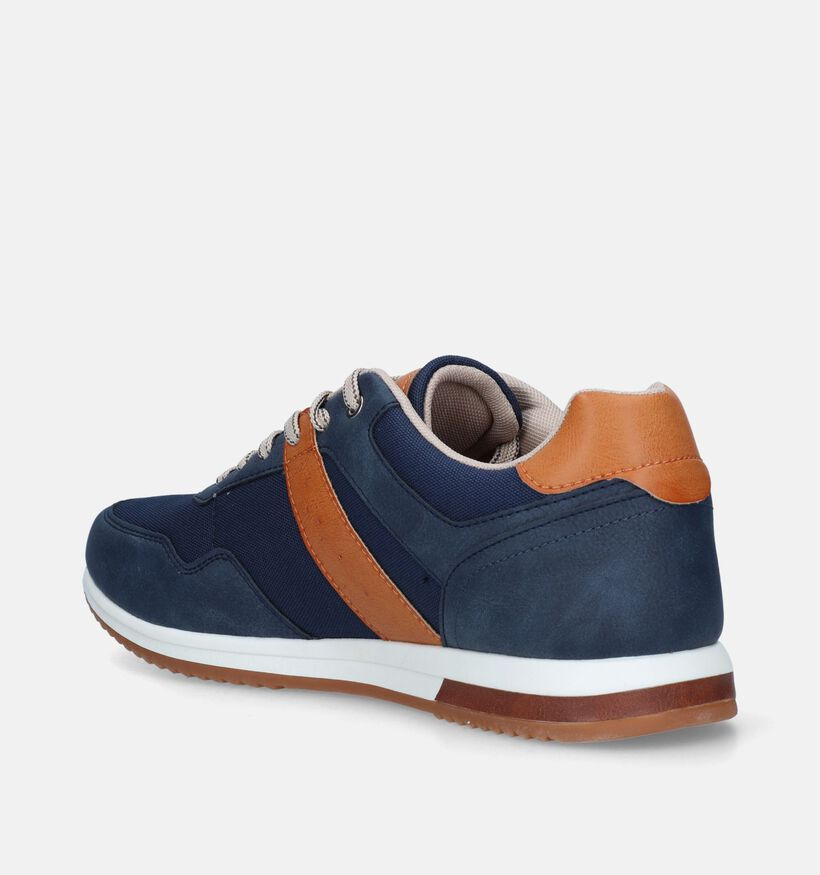 Origin Blauwe Veterschoenen voor heren (340105) - geschikt voor steunzolen