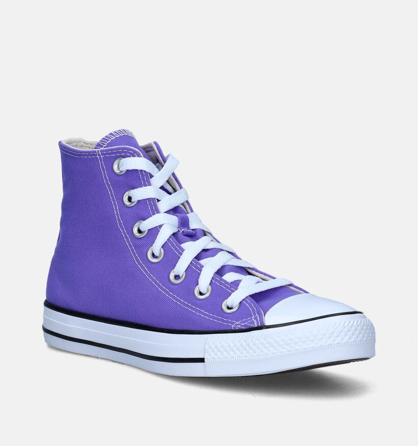 Converse CT All Star HI Baskets en Mauve pour femmes (344003)