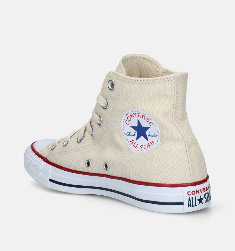 Converse CT All Star HI Baskets en Beige pour femmes (344013)