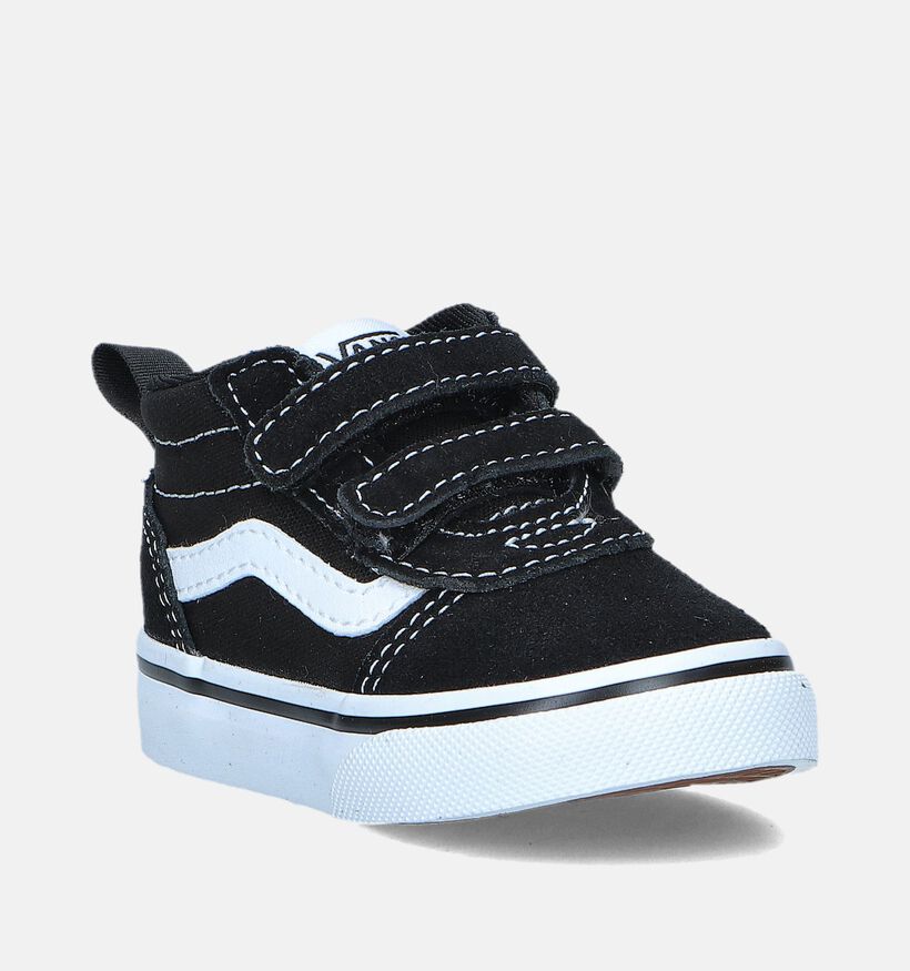 Vans Ward Mid Zwarte Sneakers voor jongens (347738)