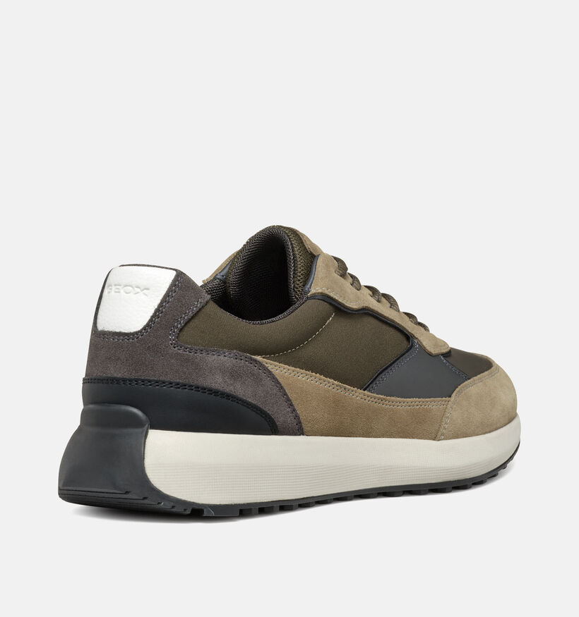 Geox Volpiano Chaussures à lacets en Taupe pour hommes (344332) - pour semelles orthopédiques