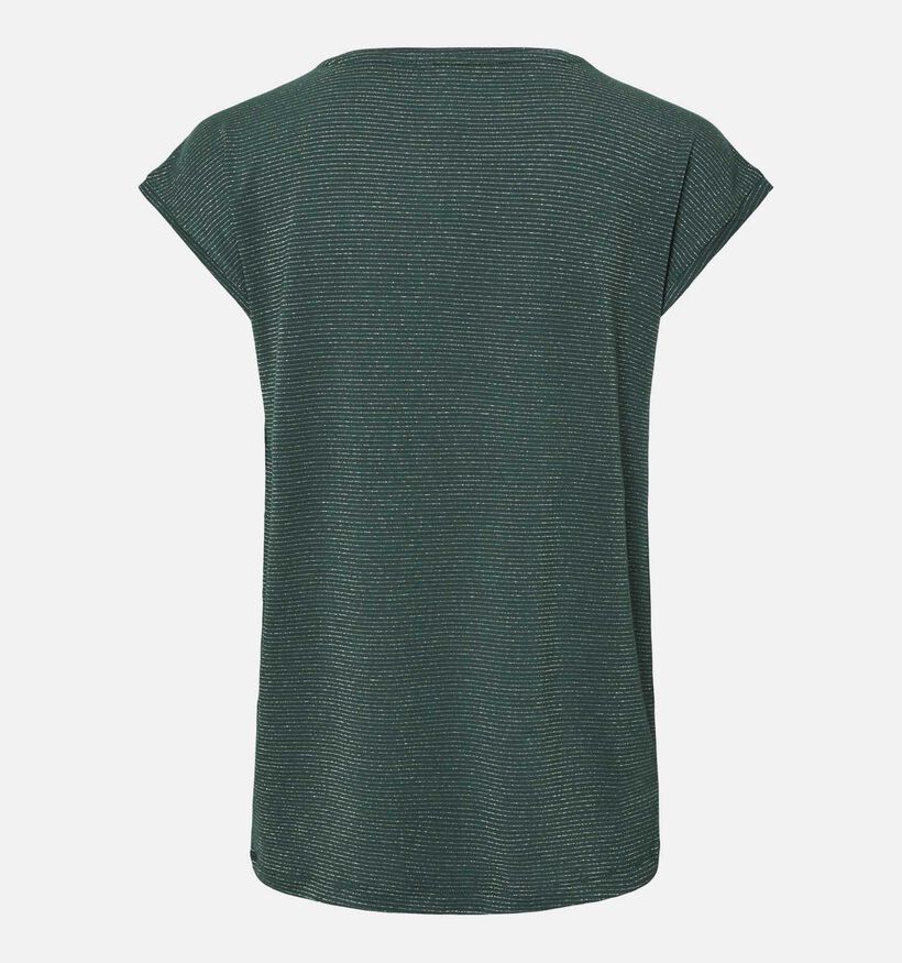 Pieces Billo Groen T-shirt met V-hals voor dames (345002)