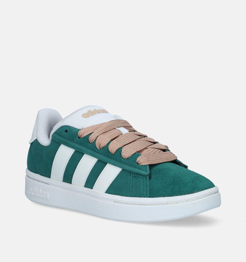 adidas Grand Court Alpha Baskets en Vert pour femmes (343328)