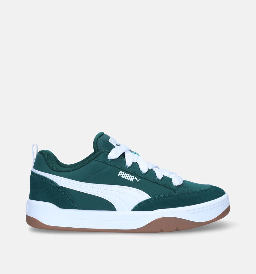 Puma Park Lifestyle Street Baskets en Vert pour hommes (343159) - pour semelles orthopédiques