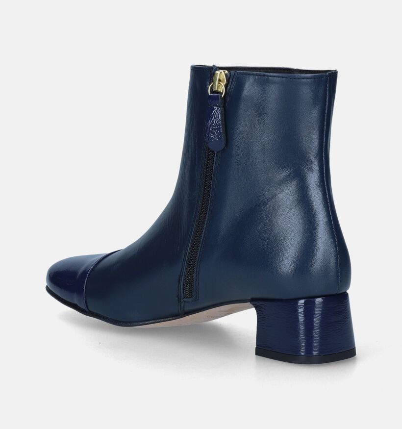 KMB Bottines à talons en Bleu foncé pour femmes (349214)