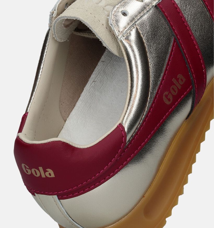 Gola Torpedo Glimmer CLB472 Gouden Sneakers voor dames (345108) - geschikt voor steunzolen