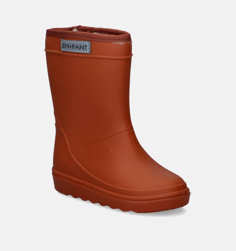 Enfant Bottes de pluie en Cognac pour filles, garçons (346795)